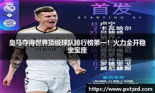 皇马夺得世界顶级球队排行榜第一！火力全开稳坐宝座